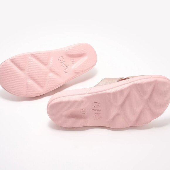 NEW RYKA Restore Recovery Slides Rose Gold for women 254 - Picture 7 of 7